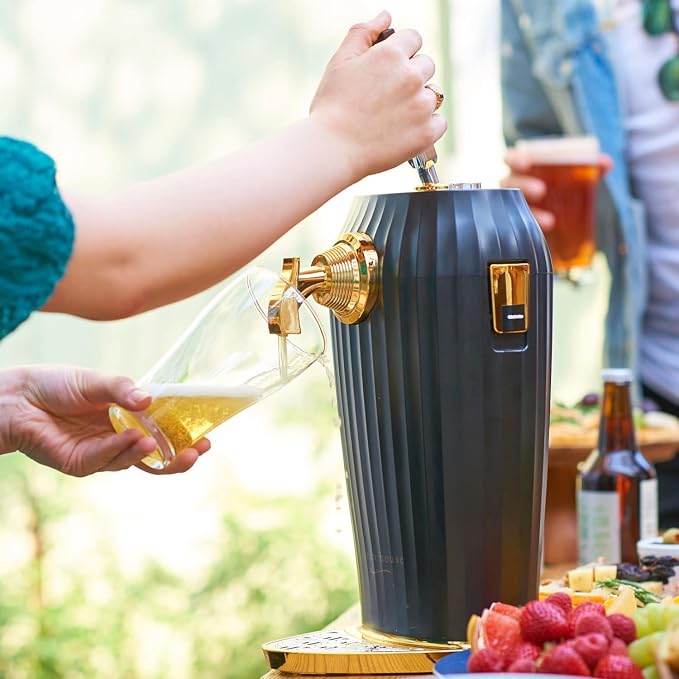 GREEN HOUSE Portable Cocktail Beer Dispenser and ultra-fine foam maker | Bar-Quality Cocktails, Draft Form, Without CO2