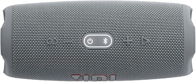 JBL CHARGE 5 - Portable Waterproof (IP67) Bluetooth Speaker with Powerbank USB Charge out, 20 hours playtime, JBL Partyboost (Grey)