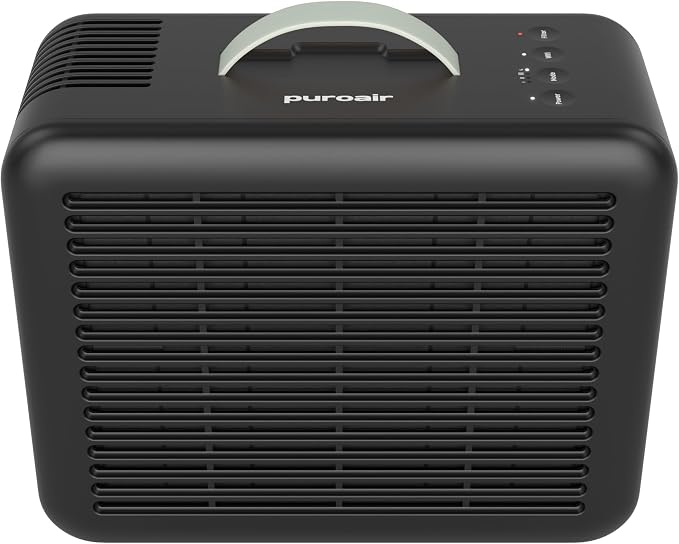 PuroAir Air Purifier 100i Smart HEPA Air Purifiers for Home Pets - Portable Small Air Purifier Filters up to 550 Ft² of Pollutants, Smoke, Pollen, Dust - Room Air Purifiers for Bedroom, Baby, Office