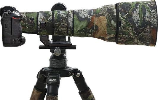 ROLANPRO Rainproof Lens Cover for Nikon Z 800mm f6.3 VR S Camouflage Rain Cover Lens Protection Sleeve Case Clothing-#17 Jungle Camo Waterproof