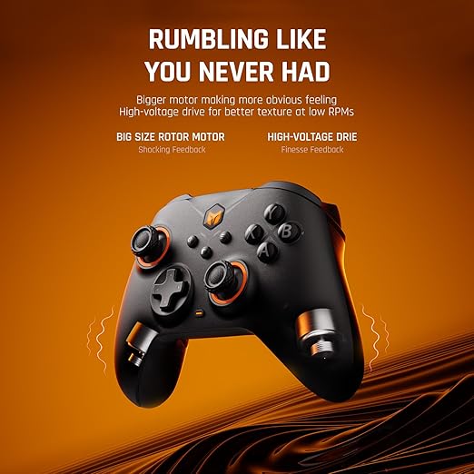 BIGBIG WON Wireless Controllers, Gale Hall PC Controllers Motion Control, Hall Joysticks&Triggers, PC App Game Controllers for Switch/Switch2/iOS/Android Wireless Gaming Controller