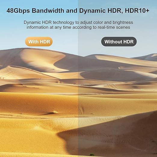 8K HDMI 2.1 Cables 3 FT, 20-Pack, High Speed HDMI ARC/eARC Cable 48Gbps, 8K@60Hz, 4K@144Hz, 1080P@240Hz-HDCP 2.2,3D/HDR for Soundbar, PS5/4, Xbox, Roku, Cinema, TV, Computer, Monitor & More