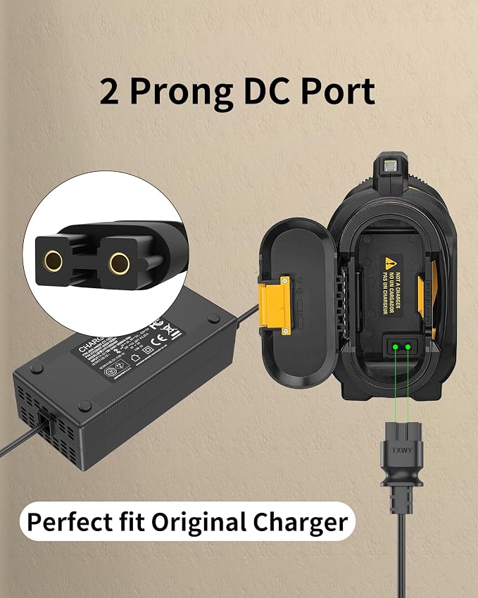 Replacement for N557514 Compatible with Dewalt DCC020IB 20V Tire Inflator | 13.8V Power Adapter Supply for Dewalt 20V Max Tire Inflator Air Compressor