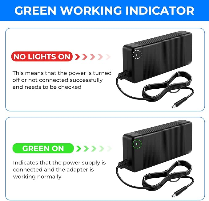 25V AC/DC Charger Adapter for XTOOL D1 Pro,8A 50/60Hz Replacement Power Supply Compatible with D1 Pro 2W 20W 40W Laser Engraver and Cutter Modules
