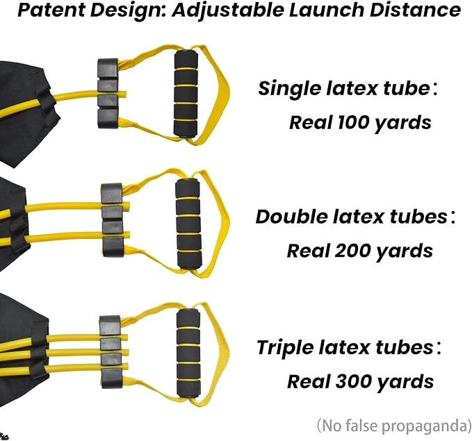 Water balloon launcher slingshot for adult 2026 upgrade (YELLOW)