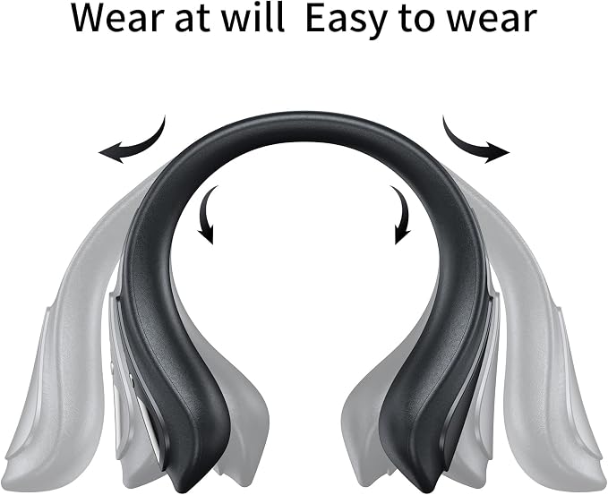 Portable Neck Warmer, Rechargeable Hand Warmers, Electric Neck Heater Heated Scarf Neck Wrap with Leather Surface, 36-58℃ Adjustable, Fast Heating Pad for Women Kids Christmas Gifts