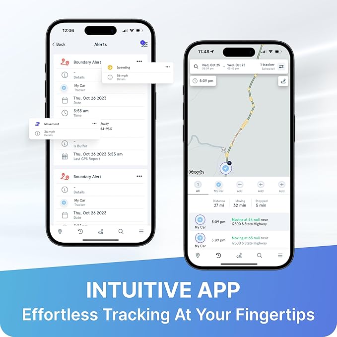 Spytec Wired GPS Tracker for Vehicles, Cars, Trailer, RV, Van, Boat & Trucks | Waterproof Real-Time GPS Tracker | Speeding & Geofencing Alerts | E-Z Car Install | Starter Kit with 1st Month Included