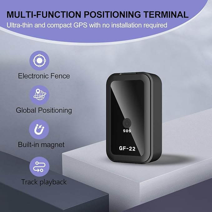 Mini GPS Tracker for Vehicles - Portable Real Time Magnetic GPS Tracking Device for Car, Full Global Coverage Location Tracker for Kids,Trucks/Person,No Subscription Required/No Monthly Fee (Mini)