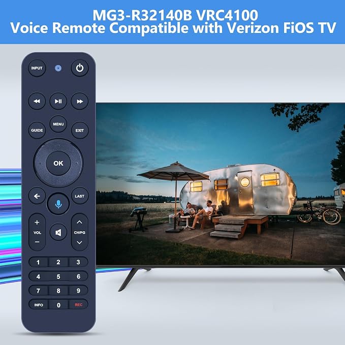 PZL Replacement for Verizon FiOS TV One Voice Remote Control 2019 MG3-R32140B VRC4100 BLE