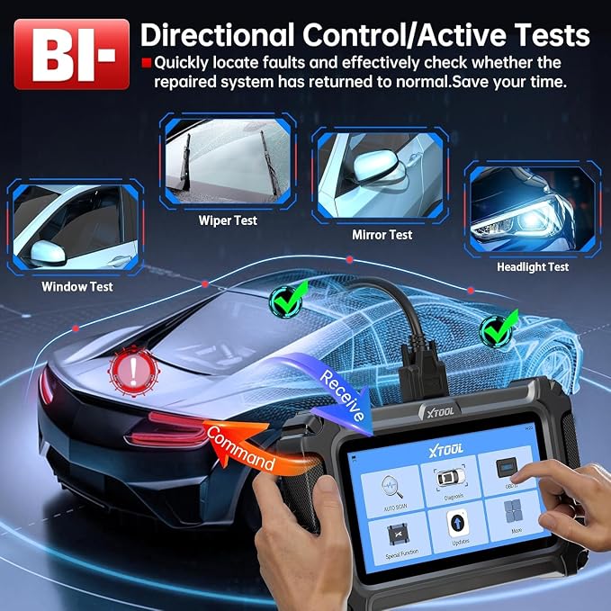 XTOOL IP500 for GM OBD2 Scanner with Protective Case