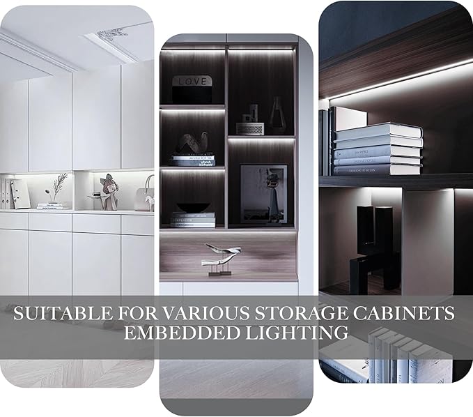 Pandery COB LED Strip,LED Strip Lights 3M/9.84ft,Touch Dimmable LED Strips,CRI90+,6000K Cool White cob led,1600LEDs,24V LED Tape Lights,Indoor for Bedroom, Kitchen, TV, Mirror,Cabinet