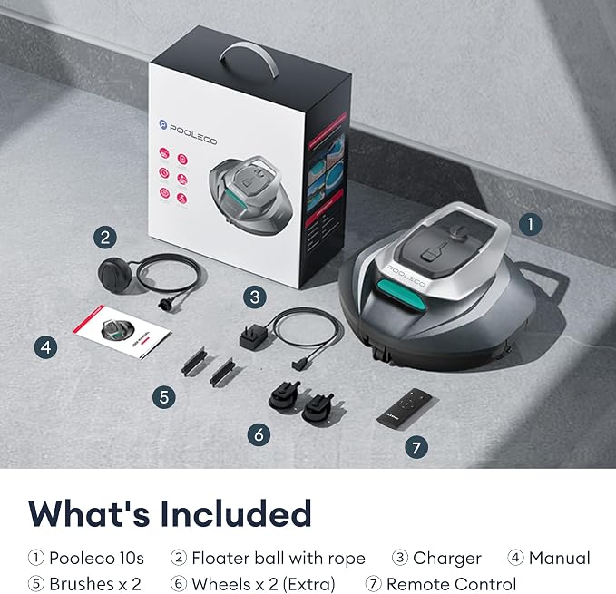 Cordless Robotic Pool Cleaner with Remote Control, Pool Vacuum for Above & In-Ground Pool with 90 Mins Runtime, Self-Parking,Fast Charging (Kelly Green)