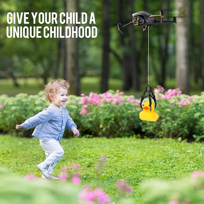 Mantis Claw Grabber for DJI Drones, Intelligent Manipulator for Mavic 3/Air 3/Mini 4 Pro/Mini 2, Rescue & Fishing Hook with Fixed-Point Drop (Drones Not Included)
