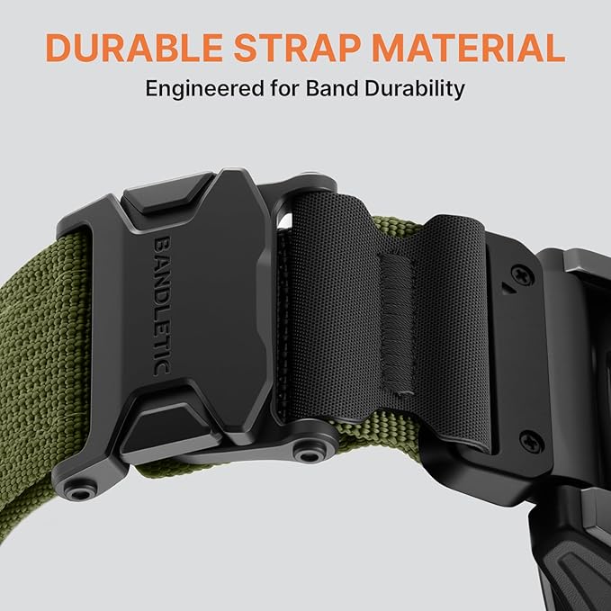 Bandletic Magnetic Bands Compatible with Garmin Fenix 5X Watch Band, 26mm Quick Fit Strap for Fenix 8 51mm/7X 6X Pro/5X Plus/3/3 HR/Instinct 2X 3 50mm/Enduro/Quatix Tactix 8 51mm/Epix Pro (Gen 2) 51mm