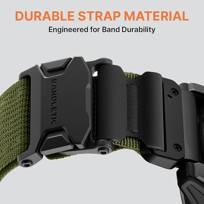 Bandletic Magnetic Bands Compatible with Garmin Quatix 8 51mm Watch Band, 26mm Quick Fit Strap for Fenix 8 51mm/7X 6X Pro/5X Plus/3/3 HR/Instinct 2X 3 50mm/Enduro/Tactix 8 51mm/Epix Pro (Gen 2) 51mm
