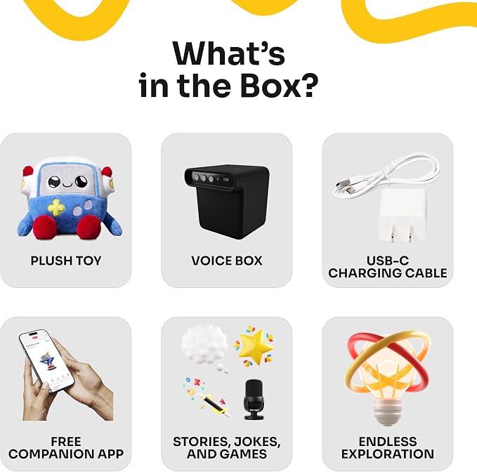 CURIO Interactive AI Learning Toy, Voice-Powered, WiFi Connected, Ages 3+ (GABBO)
