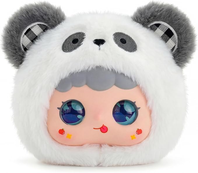 Interactive AI Smart Plush Toy - Soft Talking Companion, Emotional Eyes, Screen-Free Multilingual Learning, Bedtime Storyteller, White Noise, Parental Control App, Gift for Kids 3+, Panda