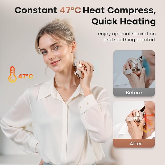 arboleaf Heated Scalp Massager and Massage Gun Bundle
