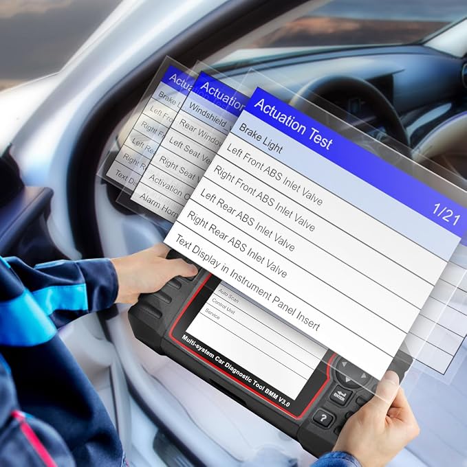 iCarsoft BMM V3.0(New Ver) Diagnostic Scan Tool for BMW OBD2 Scanner, All System Bi-Directional Tests/ECU Coding Code Reader, All Resets/Battery Registration- for BMW Mini Rolls-Royce-Free Update