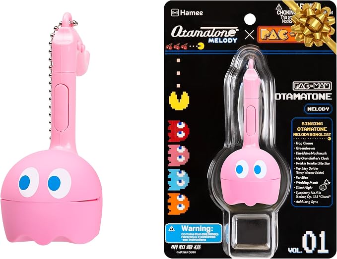 Otamatone Melody PAC-Man Electronic Portable Music Instrument / Synthesizer Toy from Japan by Maywa Denki (Officially Licensed) [English Instructions] - Pinky