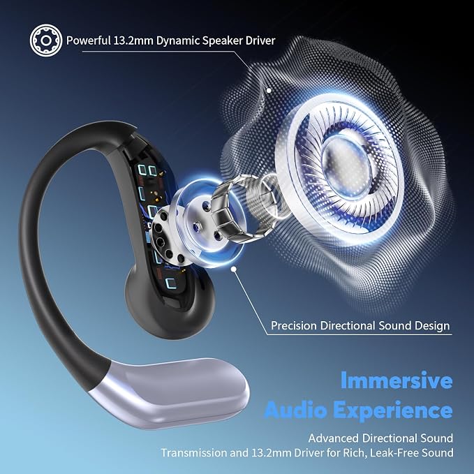 AI Translation Earbuds Real Time - Translator Headphones 198 Languages, Audifonos Traductores Inglés Español Translating Headsets Wireless Bluetooth 6.1 for Travel, Meeting & Learning - Classic Black