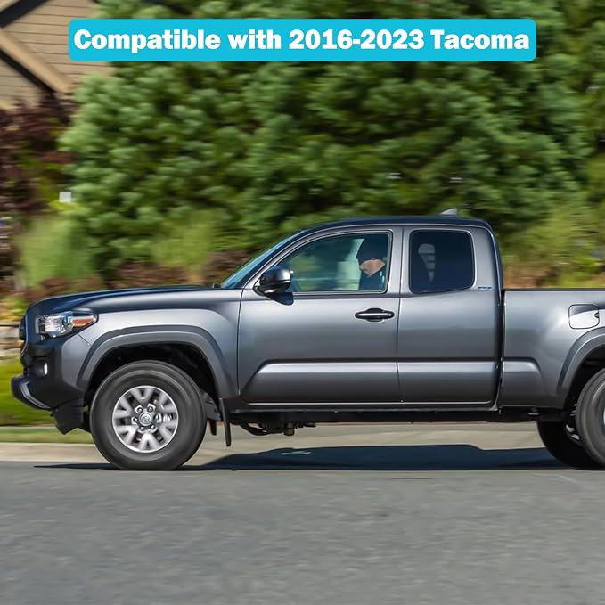 Upgraded Car Phone Holder for Toyota Tacoma 2016 2017 2018 2019 2020 2021 2022 2023, 3rd Gen Tacoma Dashboard Clip Cell Phone Cradles Adjustable Phone Stand Phone Mount Fit for Most Smartphone