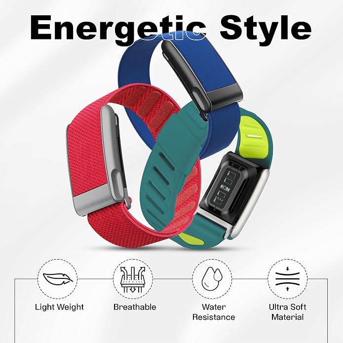 DADO Multi-Pack Wrist Bands Compatible with Whoop 5.0, Peak, One & Life MG – Hydroknit Nylon, Sport Silicone, Premium Nylon – Replacement Straps with Hook, Clasp, Quick Link Slider