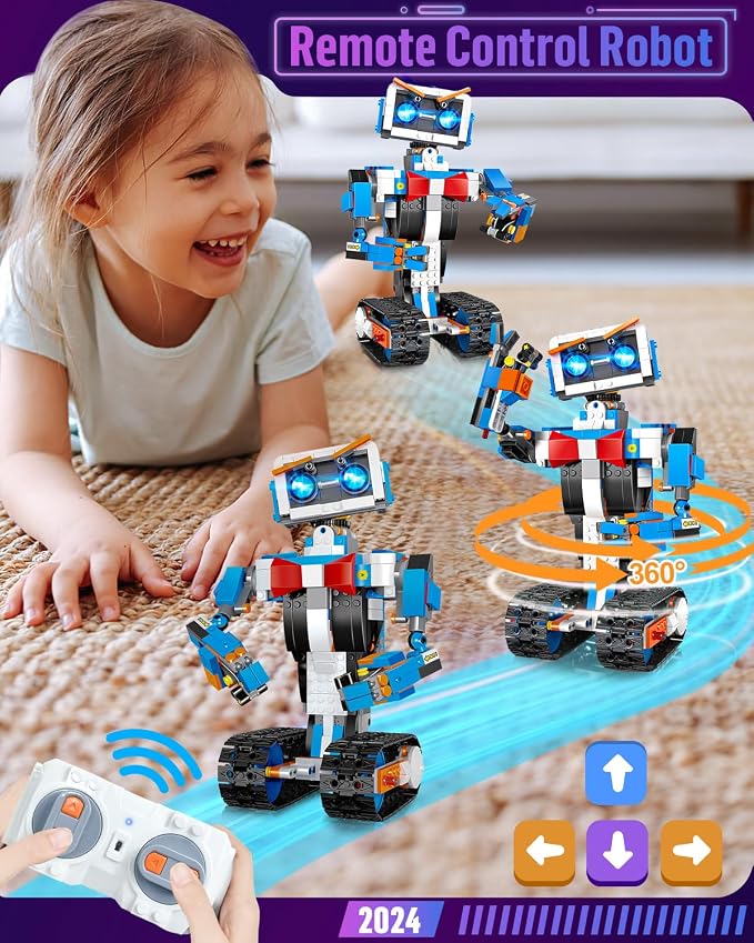 okk Robot Building Toys & Robot Dog for Kids