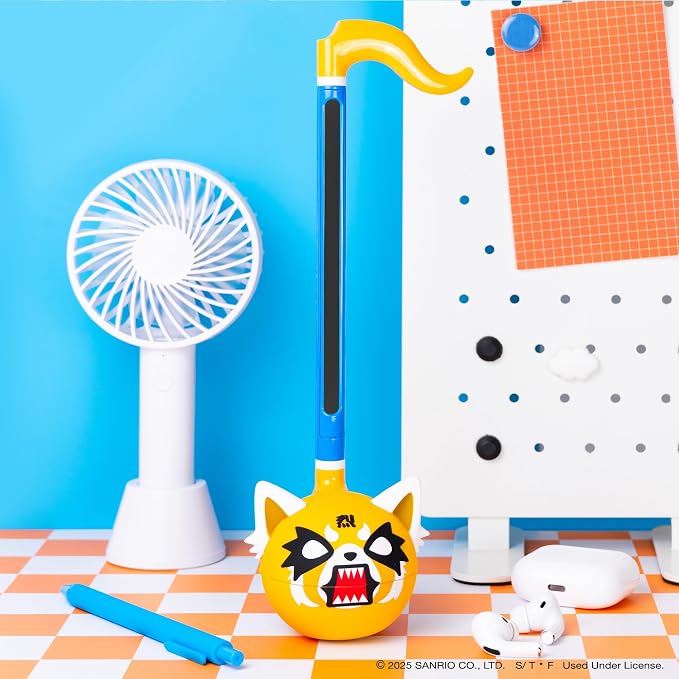 Otamatone Special Edition Sanrio (Aggretsuko - Rage) - Fun Electronic Musical Toy Synthesizer Instrument by Maywa Denki (Official Licensed) [Includes Song Sheet and English Instructions]