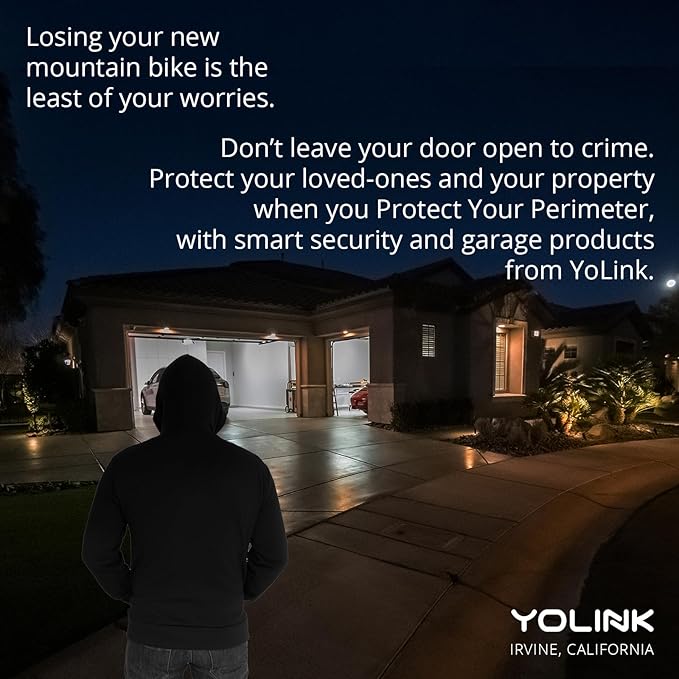 YoLink Garage Door Controller - Remote Control Existing Garage Door Opener, 1/4 Mile World's Longest Range Garage Door Operator Controller, YoLink Hub Required