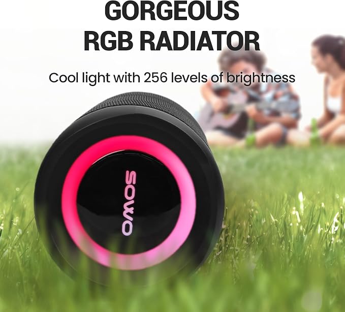 Bluetooth Shower Speaker Waterproof - Small Portable Bluetooth Speaker Wireless with Clip - Powerful Bass and Louder Volume - Colorful Lights and Lightweight