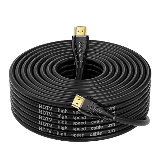 4K HDMI Cable 40ft, High Speed 2.0 Cables &4K@60Hz 2K 1080P, High Speed Gold Plated Connectors hdmi Cord, Compatible with PlayStation Arc PS3 PS4 PC HDTV