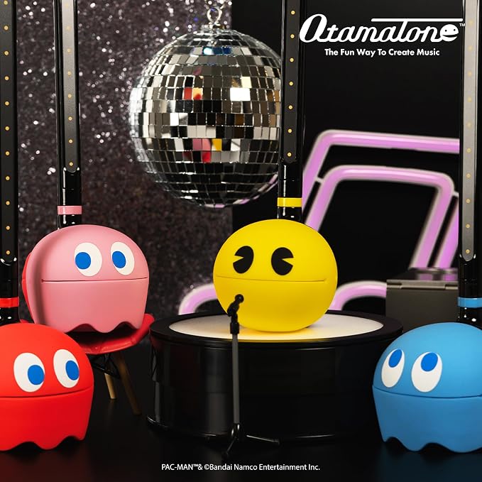 Otamatone PAC-MAN Electronic Musical Instrument Portable Synthesizer Toy from Japan by Maywa Denki – Fun Award-Winning Music Toy for Kids, Teens & Adults [English Instructions]