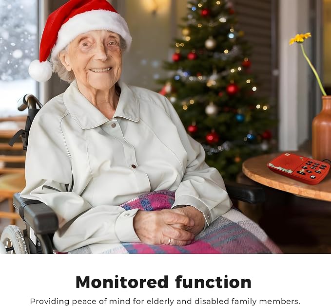 Hosmart UltraSpeak Intercoms Wireless for Home, Holiday Christmas Edition Intercom System for Home Use, Clear Sound Intercom for Business with 1300 Ft Range, Gift Set for Family Friends Elderly