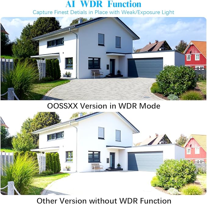 OOSSXX Extend Wireless PTZ Camera WiFi 5.0MP Dome IP Camera for Home Surveuillance System Outdoor Wireless Surveillance Cameras Extend