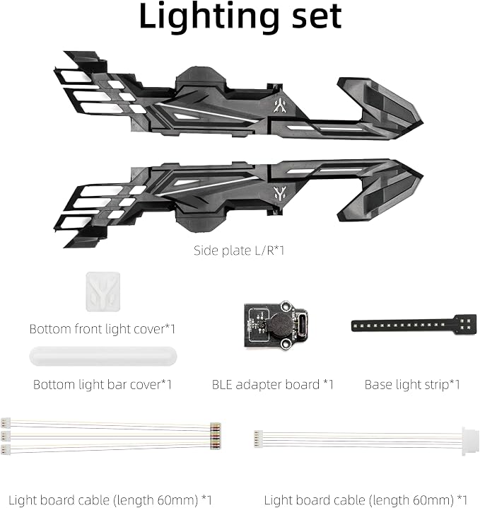 HGLRC Nblade MAX X 5 inch Freestyle Cinematic FPV Frame for FPV Racing Drone Quadcopters