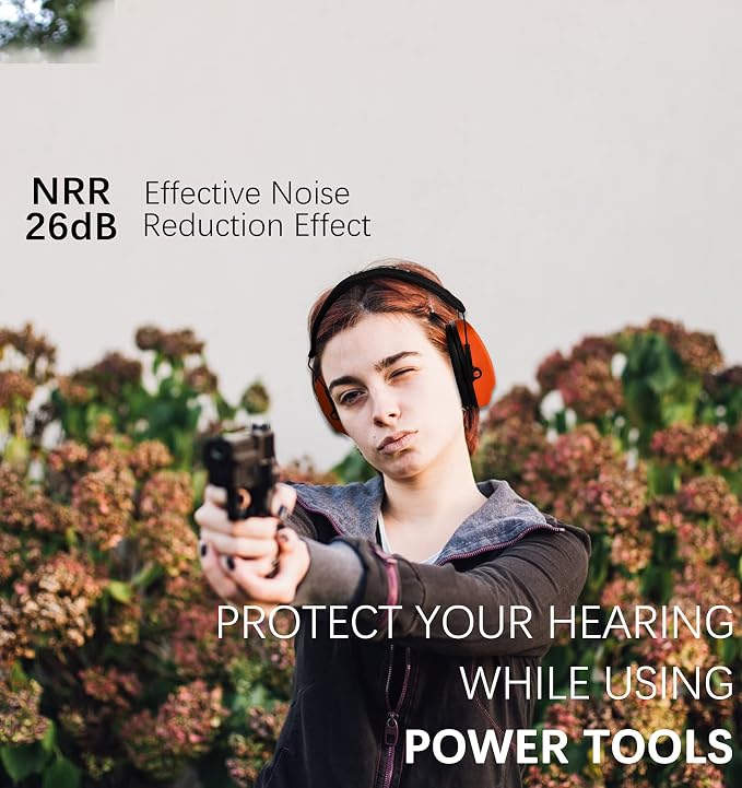 PROHEAR Ear Protection Safety Earmuffs for Shooting Noise Reduction Slim Hearing Protector
