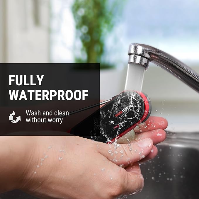 TempPro Lightning 1-Sec Instant Read Meat Thermometer, Kitchen Food Thermometer with 180° Rotating Display, IP67 Waterproof Cooking Thermometer for Deep Fry Smoker BBQ Grill (Previously ThermoPro)