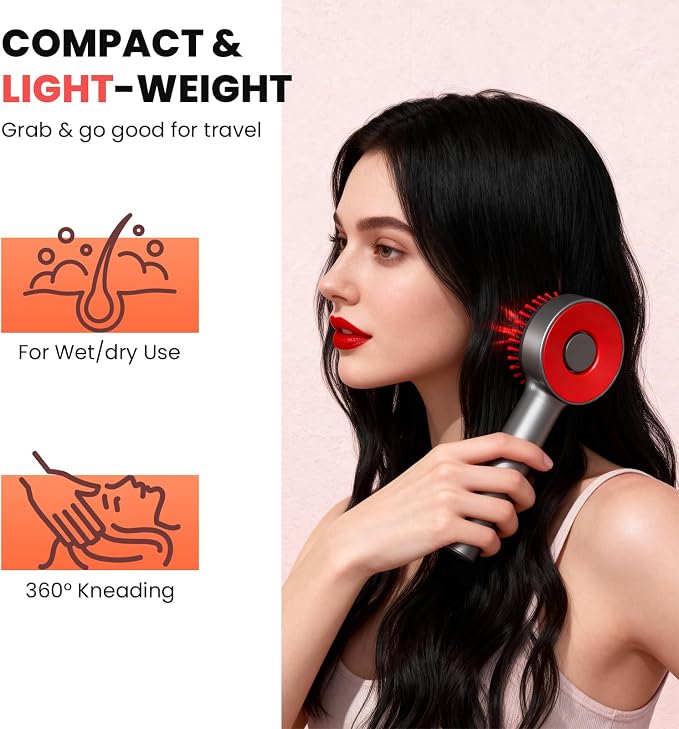 4 in 1 Hair Scalp Massager Oil Applicator, Electric Scalp Brush for Home, IPX7 Waterproof Electric Head Massager