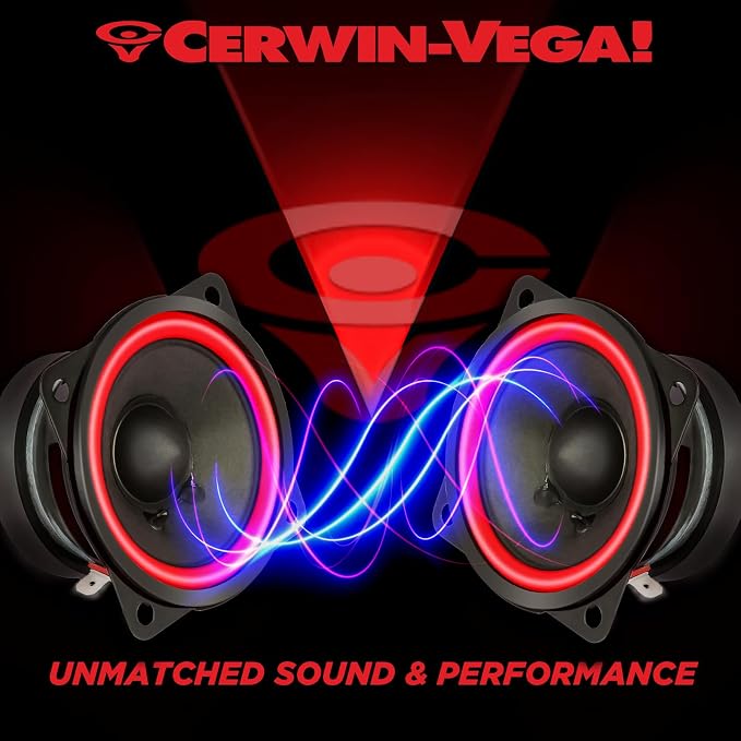 CERWIN-VEGA! V25 2.5" VEGA 60 Watts 4 Ohm Full Range Speaker(Pair)