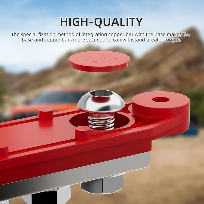 RVBOATPAT 275A Power Distribution Block 12V Bus Bar 5 x 3/8" (M10) Terminal Studs 12 Volt Marine Busbar Positive and Ground for Automotive Car Boat Solar System