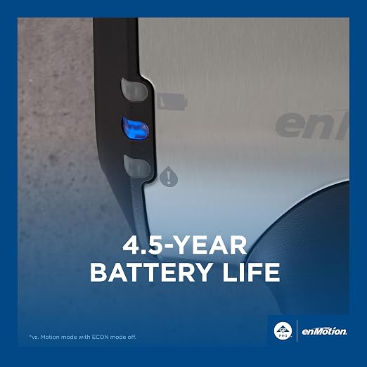 enMotion Georgia‑Pacific (by GP PRO) Gen2 Automated Touchless Soap and Sanitizer Dispenser, Stainless Finish, 52060