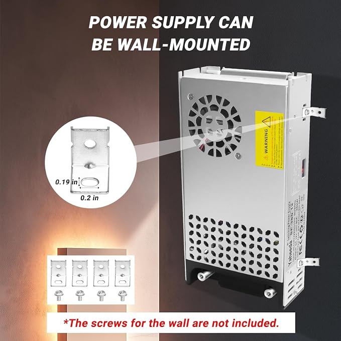 New Version Converter, 110V AC to 12V DC Converter Power Supply 12V 360W 30A DC Switch Transformer for RV,Pump,LED Strip, LCD Monitor (12V 360W)