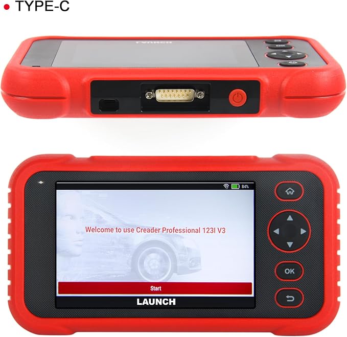 LAUNCH CRP123I V3.0 OBD2 Scanner, 4 Systems Diagnostic Tool (Engine/ABS/SRS/Transmission), 7 Reset Functions, Battery Test, WiFi Lifetime Free Update, 5" Touchscreen Car Code Reader