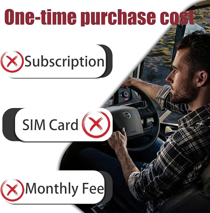 GPS Tracker for Vehicles,Car GPS Tracker Portable Real Time Magnetic GPS Tracking Device,Full Global Coverage Location Tracker for Kids,Dogs,Trucks/Person,No Subscription Required/No Monthly Fee