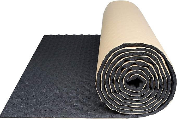 uxcell Car Studio Sound Acoustic Absorption Heatproof Wave Foam Deadener Mat 59.1"x39.4" 16.1sqft