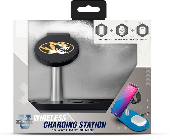 SOAR Collegiate 3-in-1 Wireless Charging Station