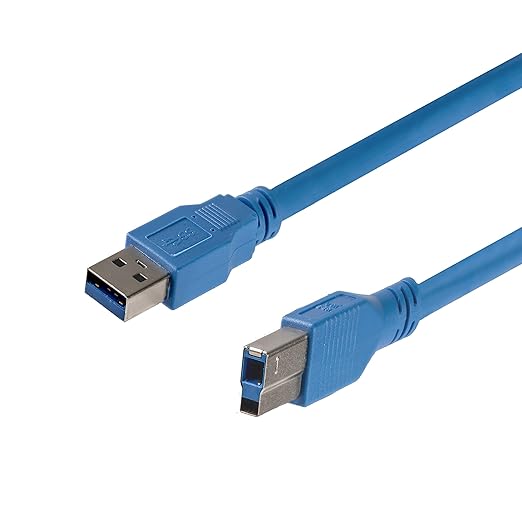 StarTech.com USB 3.0 Cable, 6ft, A to B, Blue