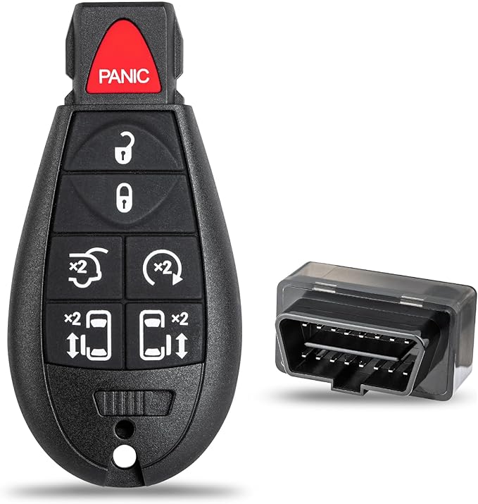 Vurkcy Key Fob Replacement for 2008-2016 Chrysler Town Country & Dodge Grand Caravan Car Keyless Entry Remote Control, M3N5WY783X IYZ-C01C, 7 Buttons