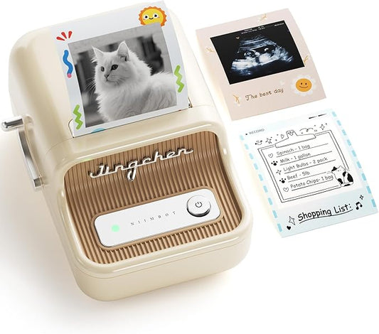 NIIMBOT B21 Pro Label Maker, 300DPI HD Thermal Label Printer, Bluetooth Label Maker Machine with 2.1x3.2 Inches Label for Scrapbook, DIY Crafts, Notes, Memo